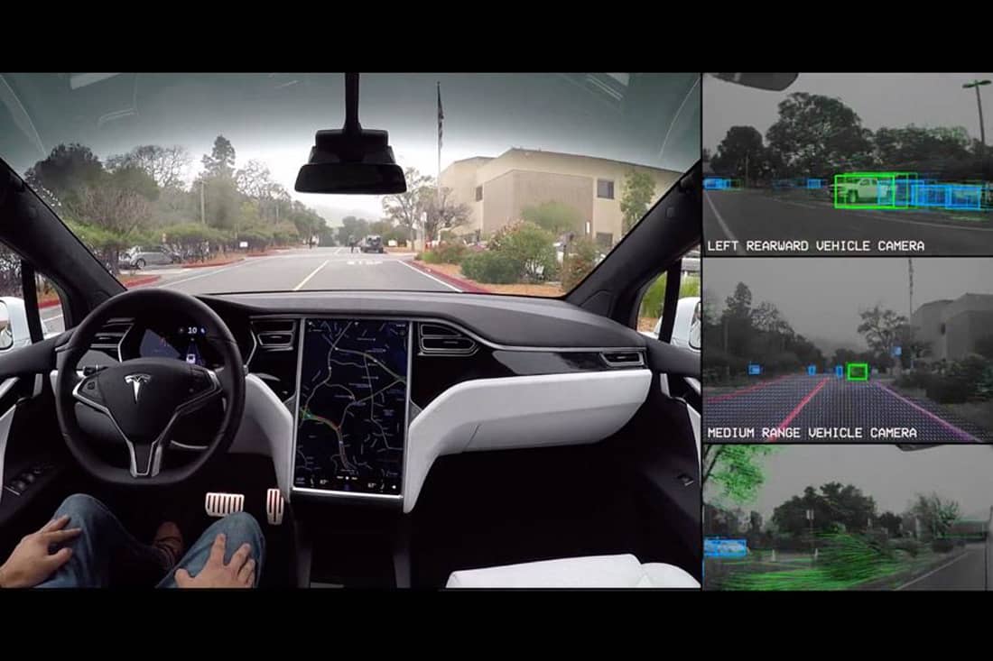 tesla autopilot 2 video