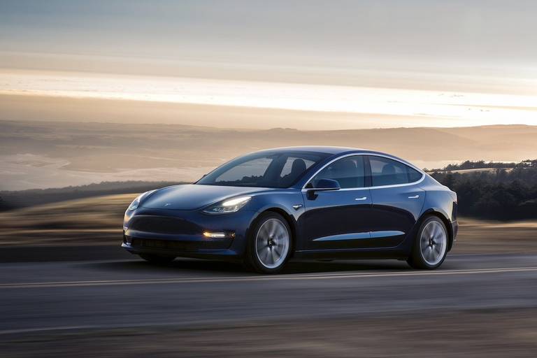 AS24 populairste EVs 2024 Tesla Model 3